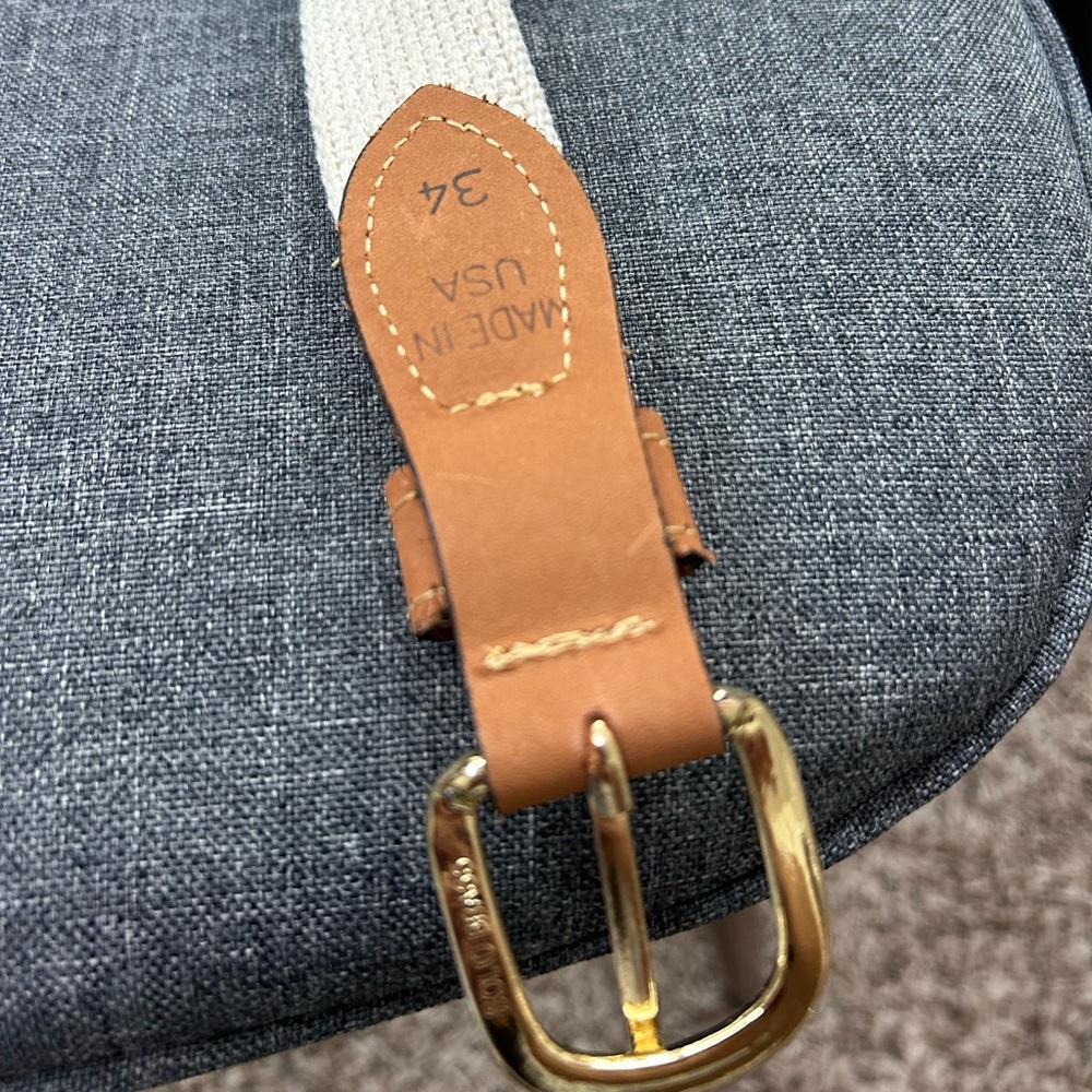 ZEP-PRO Leather Canvas Woven Ribbon Fishing Belt Marlin Pink - Picture 4 of 7